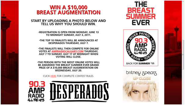 win a breast augmentation